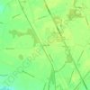 Mappa topografica Broad Creek, altitudine, rilievo