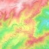 Mappa topografica La Thiollière, altitudine, rilievo