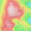 Mappa topografica Sergeant Man, altitudine, rilievo