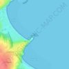 Mappa topografica Pointe de la Garde, altitudine, rilievo