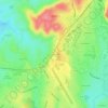 Mappa topografica Boudieu Bas, altitudine, rilievo