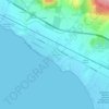 Mappa topografica Santa Severa, altitudine, rilievo