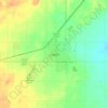 Mappa topografica Hugoton, altitudine, rilievo