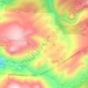 Mappa topografica Sostino, altitudine, rilievo