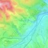 Mappa topografica Combérigol, altitudine, rilievo
