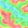 Mappa topografica Prin, altitudine, rilievo