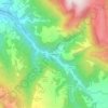 Mappa topografica Piedivalle, altitudine, rilievo