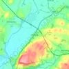 Mappa topografica Melling, altitudine, rilievo