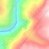 Mappa topografica Stevenson Creek Falls, altitudine, rilievo