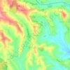 Mappa topografica Carboneri, altitudine, rilievo