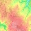 Mappa topografica L'Ouche, altitudine, rilievo