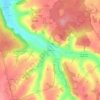 Mappa topografica Berluvier, altitudine, rilievo