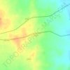 Mappa topografica Ladani, altitudine, rilievo