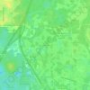 Mappa topografica Grand Hampton, altitudine, rilievo
