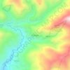 Mappa topografica El Crucero, altitudine, rilievo
