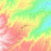 Mappa topografica 能科乡, altitudine, rilievo