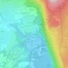 Mappa topografica La Serraz, altitudine, rilievo