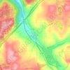 Mappa topografica Elmhurst, altitudine, rilievo
