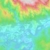 Mappa topografica La Coste, altitudine, rilievo