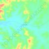 Mappa topografica Sube y Baja, altitudine, rilievo