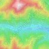 Mappa topografica Fasi, altitudine, rilievo