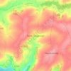Mappa topografica Saint-Gengoulph, altitudine, rilievo