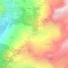 Mappa topografica Cheneil, altitudine, rilievo