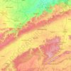 Mappa topografica Panna, altitudine, rilievo