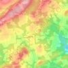 Mappa topografica Fairmount, altitudine, rilievo