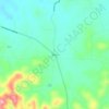 Mappa topografica Belfast, altitudine, rilievo