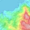 Mappa topografica O Chao da Aldea, altitudine, rilievo
