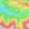 Mappa topografica Pradello, altitudine, rilievo