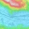 Mappa topografica San Valeriano, altitudine, rilievo