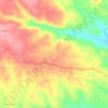 Mappa topografica Angara, altitudine, rilievo