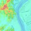 Mappa topografica Ban Sob Ruak, altitudine, rilievo