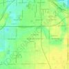 Mappa topografica Meadowbrook, altitudine, rilievo