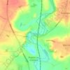 Mappa topografica Enslow, altitudine, rilievo