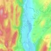 Mappa topografica Thoys, altitudine, rilievo
