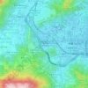 Mappa topografica 石鼓壟, altitudine, rilievo