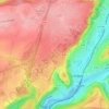 Mappa topografica La Colombe, altitudine, rilievo