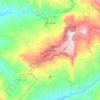 Mappa topografica La Mesa, altitudine, rilievo