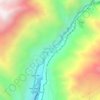 Mappa topografica San Mateo de Huanchor, altitudine, rilievo