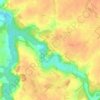 Mappa topografica Équillemont, altitudine, rilievo