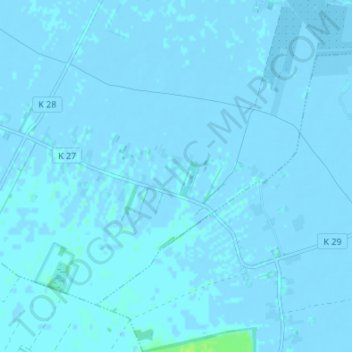 Mappa topografica Asselermoor, altitudine, rilievo