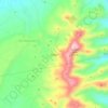 Mappa topografica Anggas, altitudine, rilievo