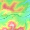Mappa topografica Altus, altitudine, rilievo