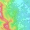 Mappa topografica Toscolano, altitudine, rilievo