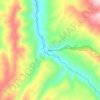 Mappa topografica 加普萨拉, altitudine, rilievo