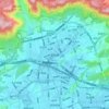 Mappa topografica 新店镇, altitudine, rilievo