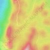 Mappa topografica Biligiri Rangana Betta, altitudine, rilievo